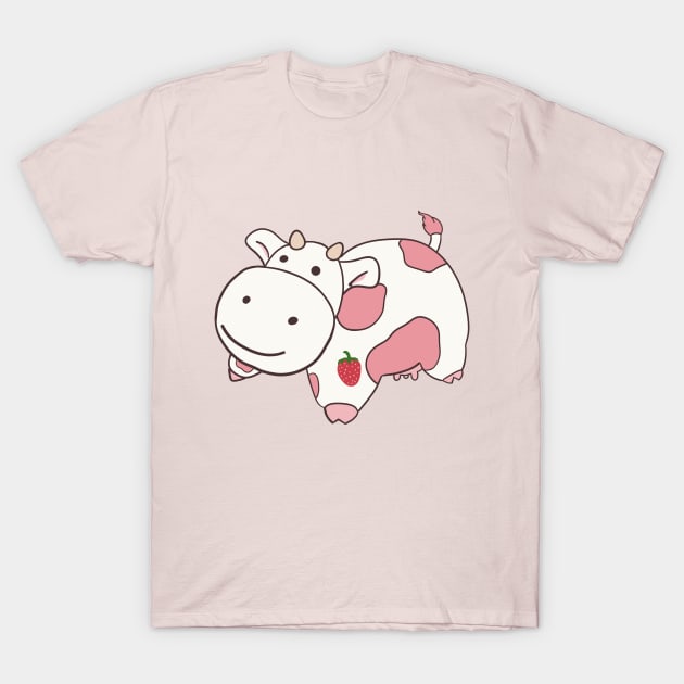 Strawberry cow T-Shirt by Libiland